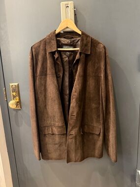 Banana Republic Men's Brown Suede Jacket